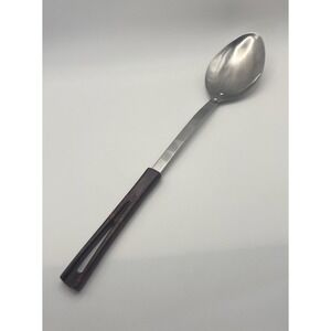 Stanhome Serving Spoon Vintage Stainless 14"  Stain Stir Mix Utensil USA